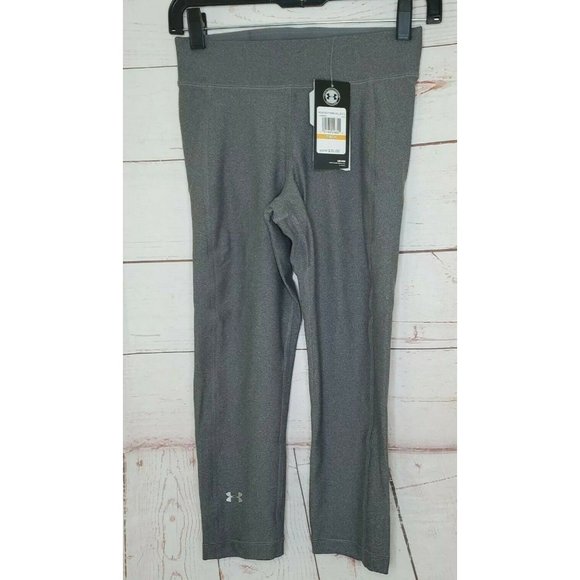 Women's Under Armour HeatGear Compression Yoga Leggings Capri Pants - Size Small - Picture 1 of 11